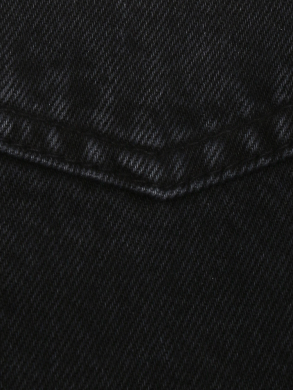 Джинсы из темного денима с разрезами Re/Done  –  Деталь  – Цвет:  Черный
