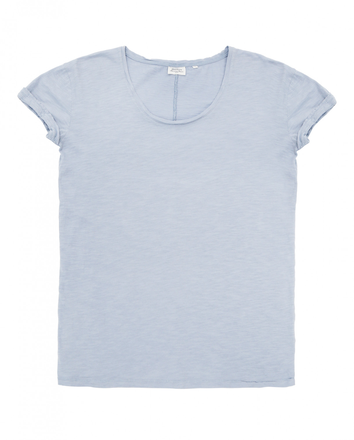 Хлопковая футболка с короткими рукавами Hartford  –  Общий вид  – Цвет:  Синий