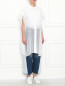 Прозрачная блуза свободного кроя Maison Margiela  –  МодельВерхНиз