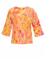 Блузка из шелка в цветочный принт Weekend Max Mara  –  Общий вид