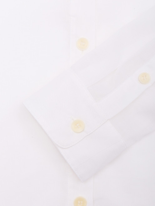 Блуза свободного кроя с контрастной вышивкой - Деталь