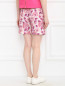 Шорты из фактурной ткани с узором Giambattista Valli  –  Модель Верх-Низ1