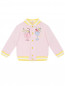 Хлопковая толстовка на кнопках Stella McCartney kids  –  Общий вид
