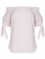Блуза из смесового хлопка с коротким рукавом Manila Grace  –  Общий вид