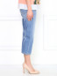 Укороченные джинсы из светлого денима Weekend Max Mara  –  Модель Верх-Низ1