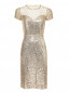 Платье в пайетках, декорированное бисером и кристаллами Jenny Packham  –  Общий вид