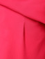 Платье с рукавами 3/4 и асимметричной драпировкой ворота Anne Valerie Hash  –  Деталь