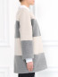 Укороченное пальто с узором "полоска" Max&Co  –  Модель Верх-Низ2