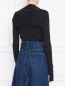 Лонгслив из хлопка с вырезами Helmut Lang  –  МодельВерхНиз1