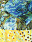 Платье свободного кроя из шелка с узором и кружевом Alberta Ferretti  –  Деталь1