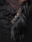 Трикотажное платье декорированное мехом Antonio Marras  –  Деталь