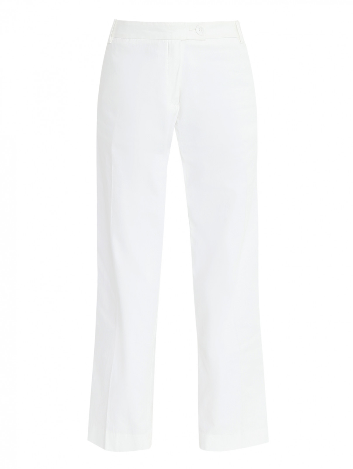 Amina Rubinacci белые брюки прямые кроя из хлопка (122594) купить со  скидкой – распродажа в Боско Аутлет