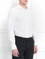 Рубашка из хлопка с вышивкой на груди Ermanno Scervino  –  Модель Верх-Низ