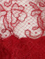 Платье-мини из шелка с ажурным узором Ermanno Scervino  –  Деталь1