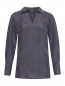Блуза из шелка с узором PennyBlack  –  Общий вид