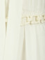 Платье из хлопка с поясом-цепь Moschino  –  Деталь