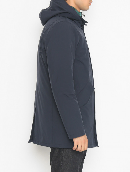 Утепленная куртка с капюшоном на молнии - МодельВерхНиз2