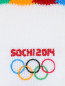 Перчатки с вышивкой Sochi 2014  –  Деталь