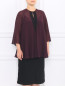 Блуза из шелка декорированная бисером Marina Rinaldi  –  Модель Верх-Низ