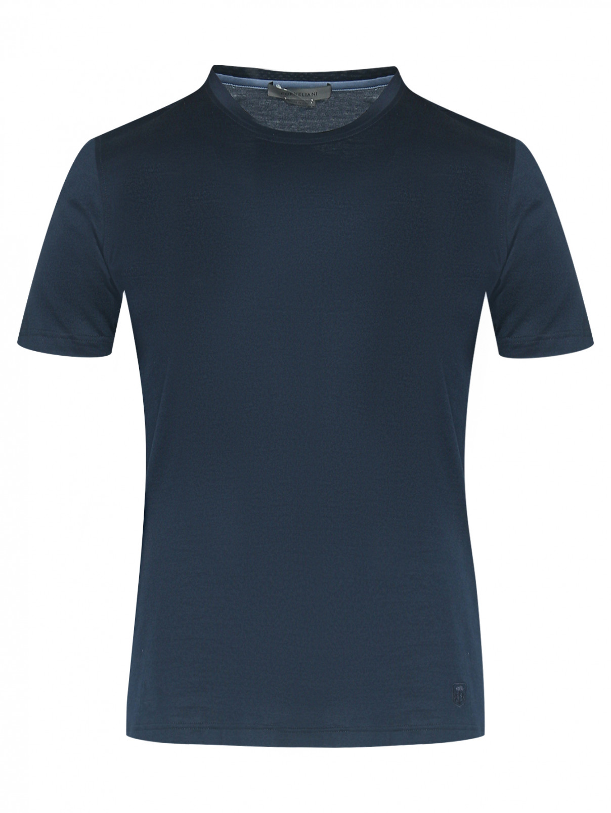 Однотонная футболка из хлопка Corneliani  –  Общий вид