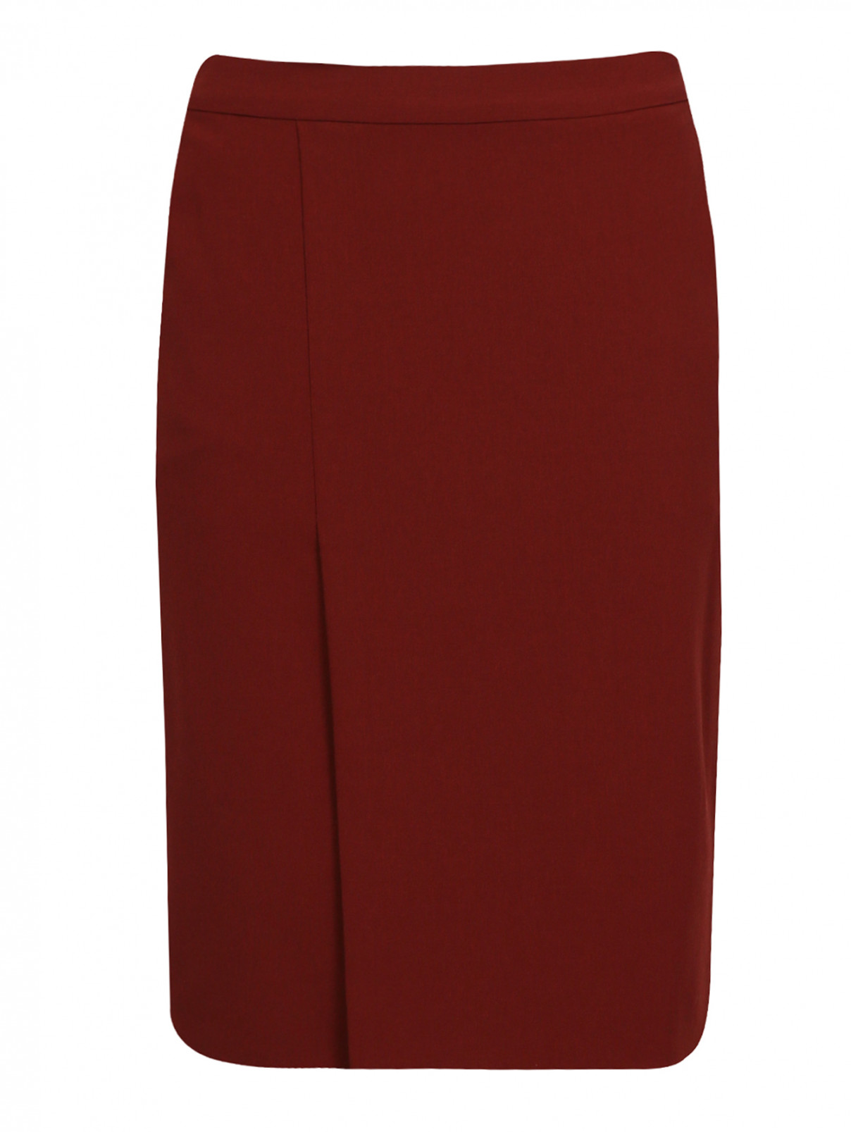 Юбка из шерсти с вырезом Jean Paul Gaultier  –  Общий вид  – Цвет:  Красный