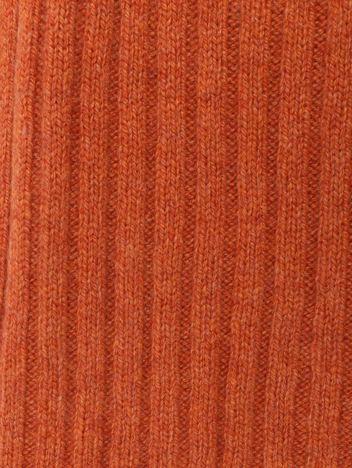 Однотонный шарф из кашемира Isaia  –  Деталь  – Цвет:  Оранжевый