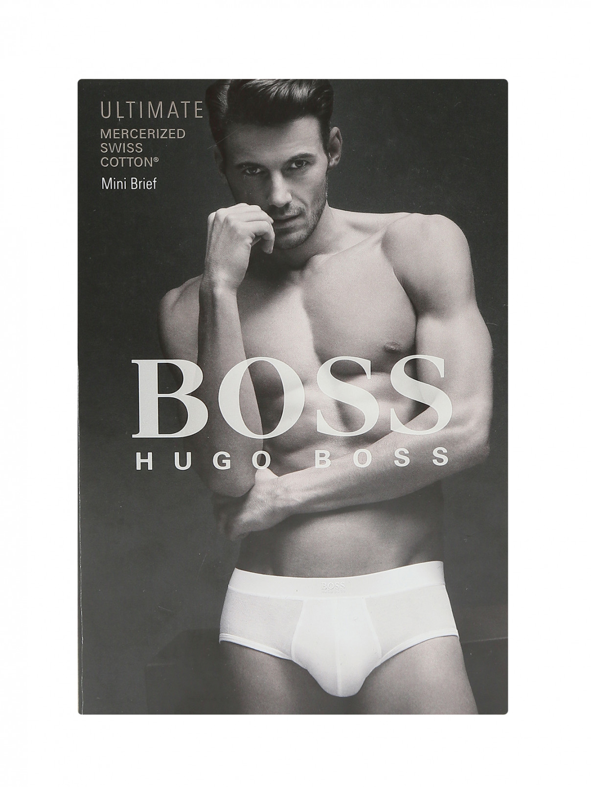 Трусы-брифы из хлопка Hugo Boss  –  Модель Общий вид  – Цвет:  Черный