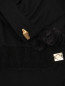 Платье из шерсти и вискозы с декоративными элементами Cavalli class  –  Деталь1