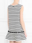 Платье из хлопка с узором "полоска" Marc Jacobs  –  МодельВерхНиз1