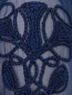 Блуза из шелка с декоративной отделкой Zuhair Murad  –  Деталь