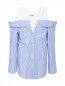 Блуза из хлопка с открытыми плечами Sjyp  –  Общий вид