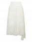 Плиссированная юбка с кружевным узором из смешанного шелка Ermanno Scervino  –  Общий вид