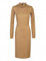 Платье-футляр из шерсти и кашемира с декором Ermanno Scervino  –  Общий вид