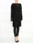 Легкое вязаное платье из вискозы и льна Jean Paul Gaultier  –  Модель Общий вид