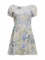Платье из шелка с принтом Emporio Armani  –  Общий вид
