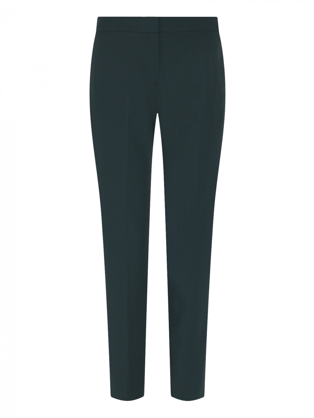 Укороченные брюки с боковыми карманами Max&Co  –  Общий вид  – Цвет:  Зеленый