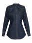 Рубашка из денима с накладными карманами Calvin Klein 205W39NYC  –  Общий вид