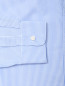Рубашка из хлопка с узором полоска SuperDry  –  Деталь1