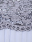 Блуза с коротким рукавом с плиссированной вставкой Persona by Marina Rinaldi  –  Деталь1