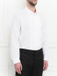 Рубашка из хлопка с отделкой Paul Smith  –  Модель Верх-Низ