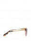Солнцезащитные очки в оправе из металла с узором Miu Miu  –  Обтравка2