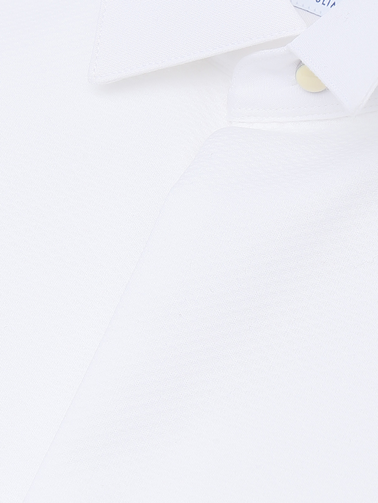 Рубашка из хлопка с манишкой Eton  –  Деталь  – Цвет:  Белый