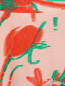 Юбка из смешанного хлопка с цветочным узором декорированная пайетками P.A.R.O.S.H.  –  Деталь1