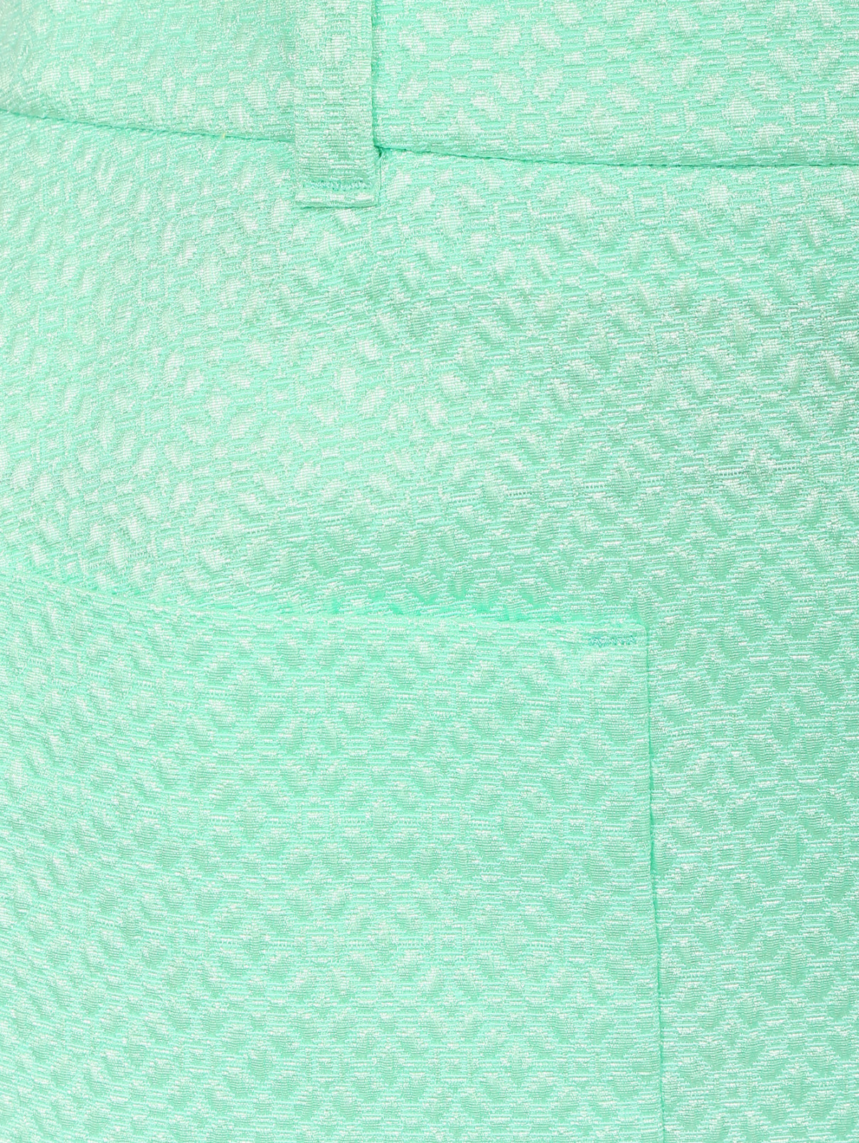 Юбка-карандаш с накладными карманами Veronique Branquinho  –  Деталь1  – Цвет:  Зеленый