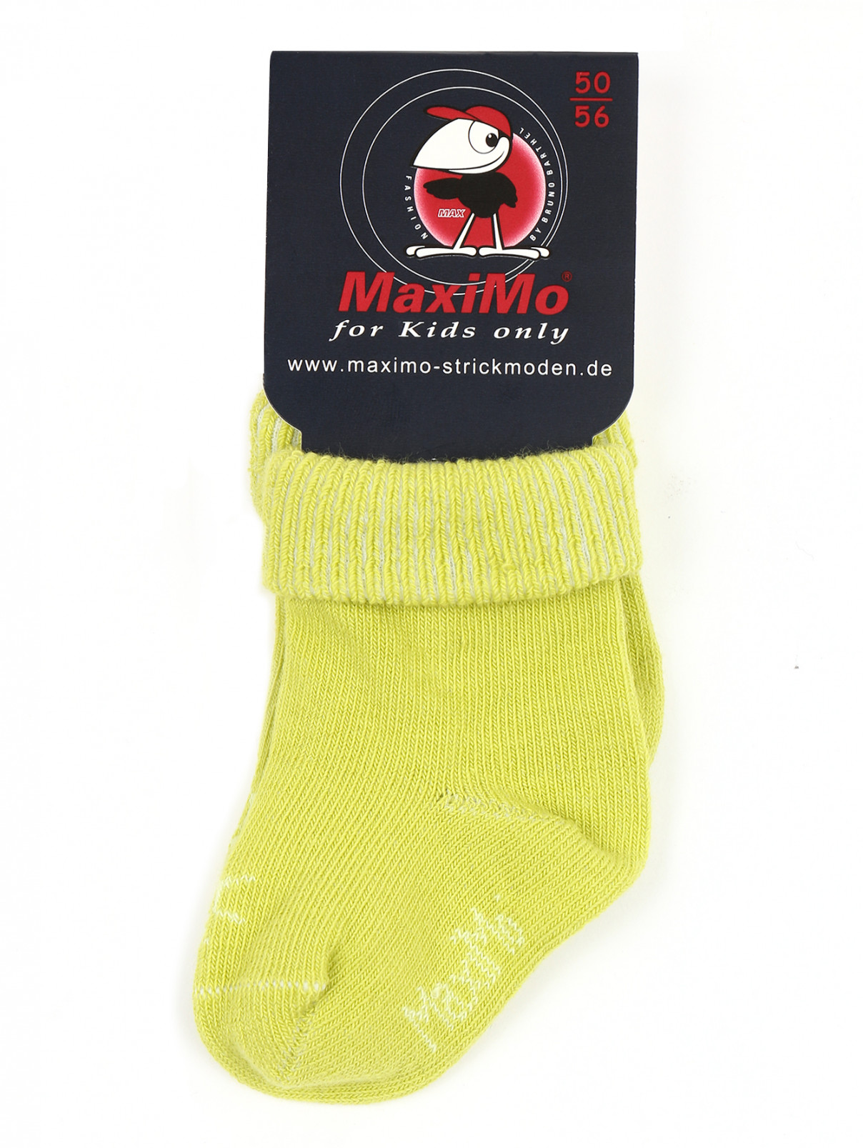 Носки из хлопка с принтом Maximo  –  Общий вид  – Цвет:  Зеленый