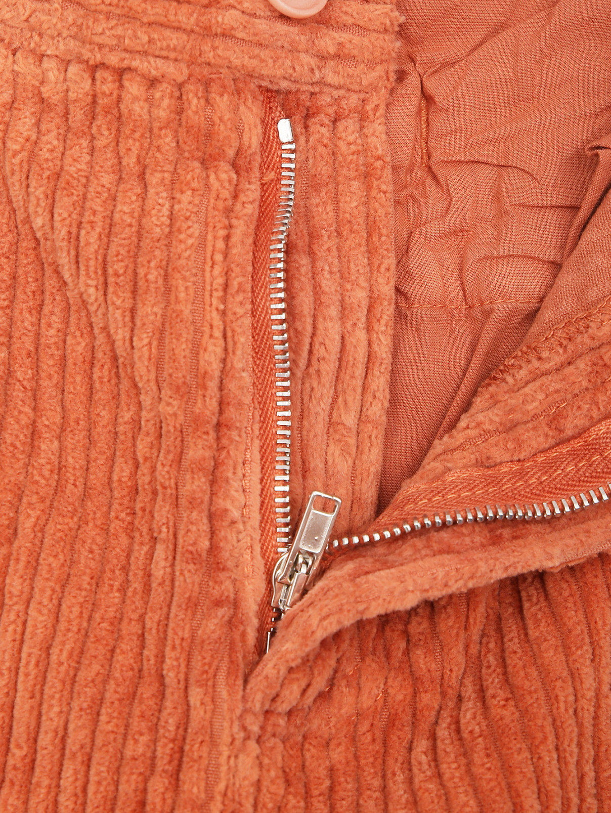 Вельветовые брюки с карманами Il Gufo  –  Деталь1  – Цвет:  Оранжевый