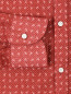 Рубашка из хлопка с узором Isaia  –  Деталь1