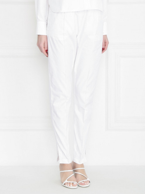 Брюки из хлопка на резинке Sportmax - МодельВерхНиз