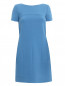 Платье из шерсти свободного кроя с боковыми карманами Alberta Ferretti  –  Общий вид