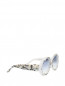 Солнцезащитные очки в пластиковой оправе с узором Cutler and Gross  –  Обтравка1